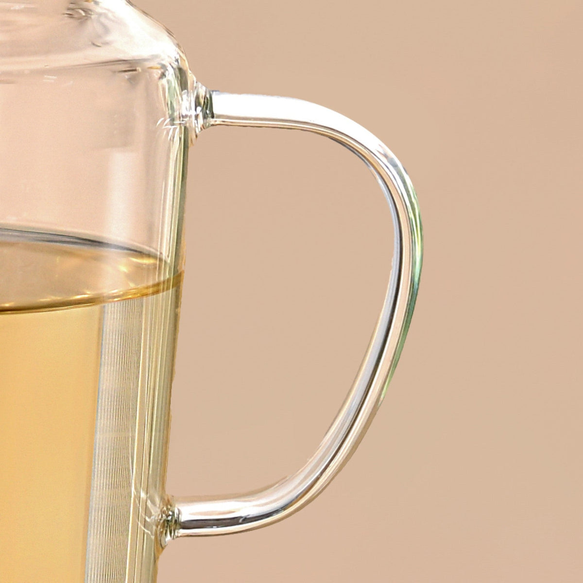 Clear Glass Carafe With Cup Nestasia