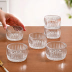 Ribbed Dessert Bowl Set Of 6 160ml Nestasia