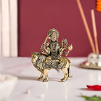 Durga Goddess Pure Brass Idol 7cm Nestasia