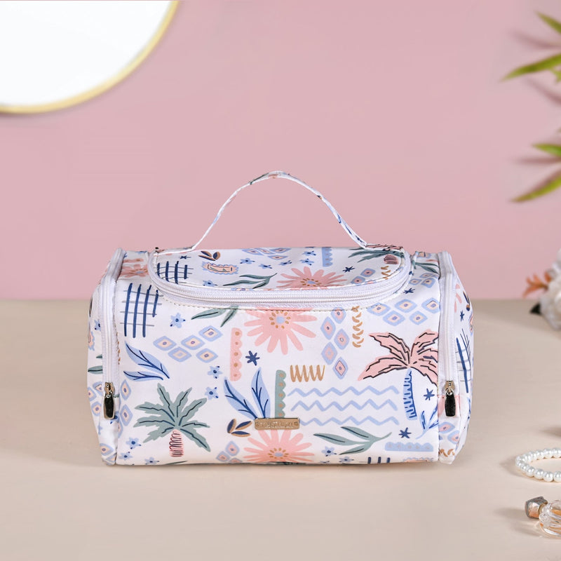 Floral Travel Organiser With Side Pockets Nestasia