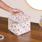 Floral Trinket Storage Bag With Pouch Set Of 6 Orange Nestasia