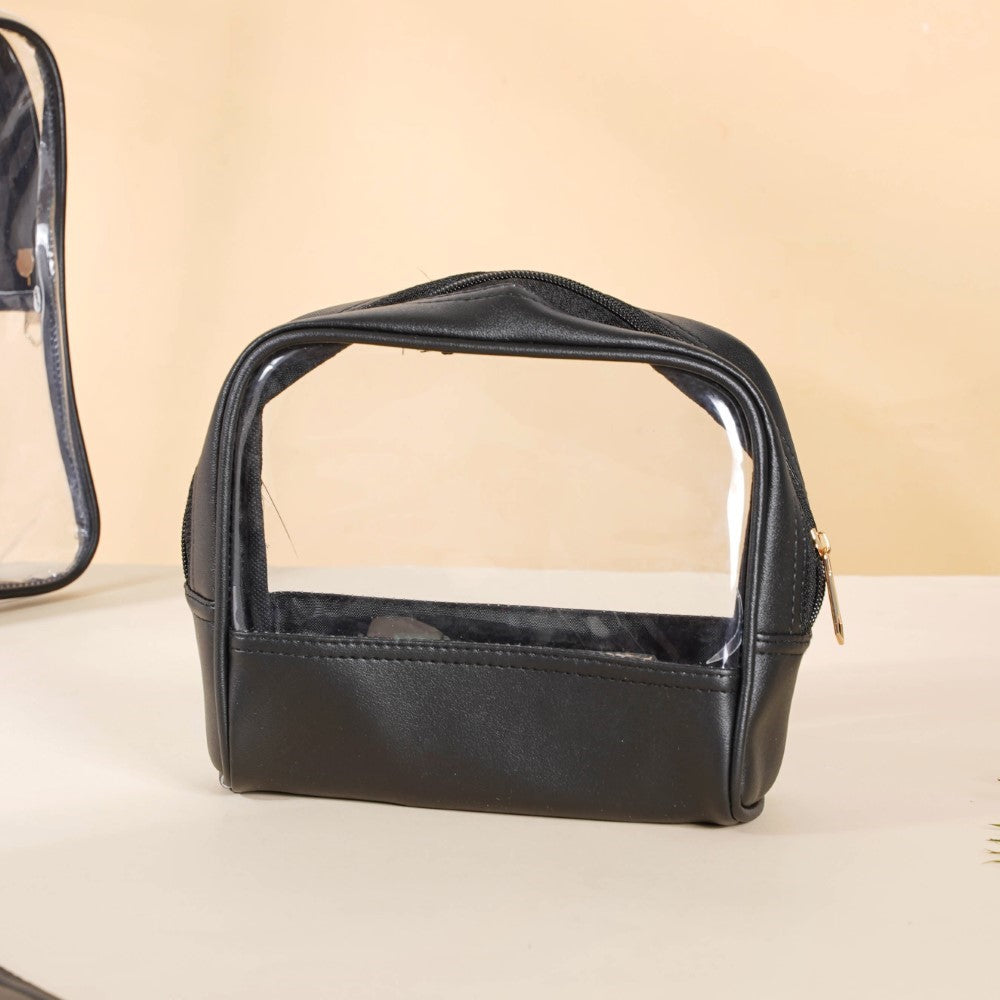 Black Travel Kit Set of 4 Nestasia