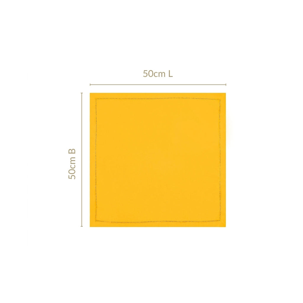 Table Napkin Sunny Yellow Set Of 4 Nestasia
