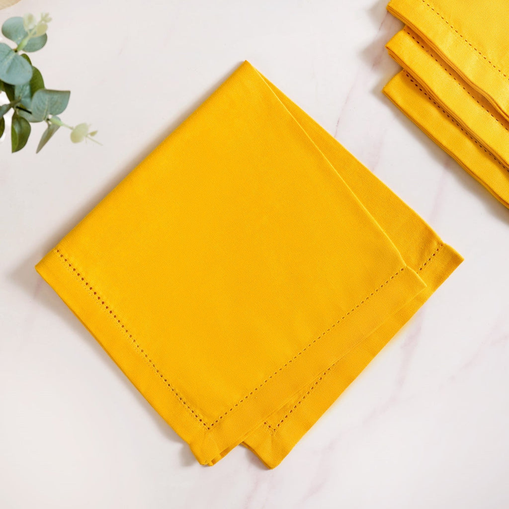 Table Napkin Sunny Yellow Set Of 4 Nestasia