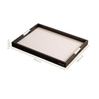 Table Top Luxury Tray Organiser Large Beige Nestasia