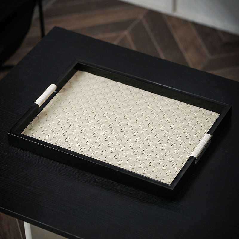 Table Top Luxury Tray Organiser Large Beige Nestasia
