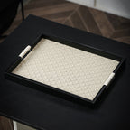 Table Top Luxury Tray Organiser Large Beige Nestasia