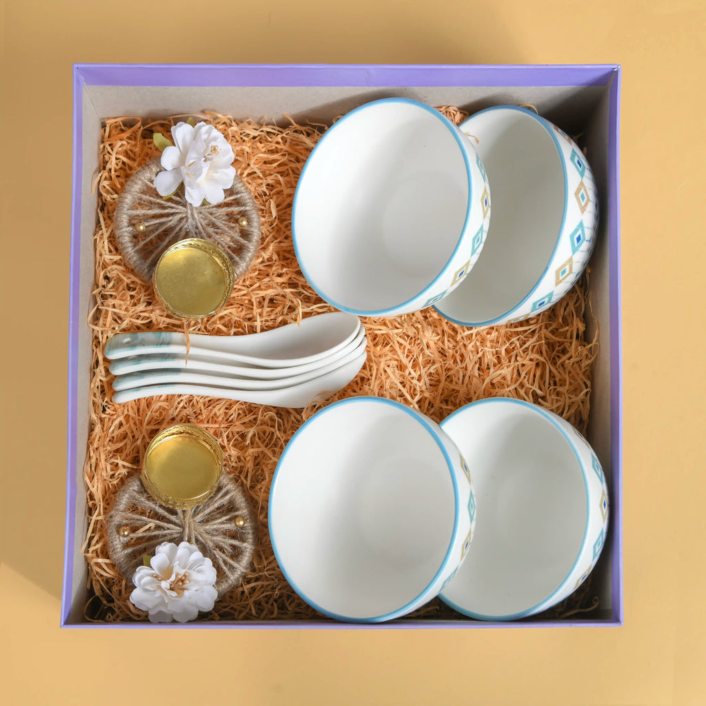 Timeless Tableware & Tealights Gift Set of 11 Nestasia