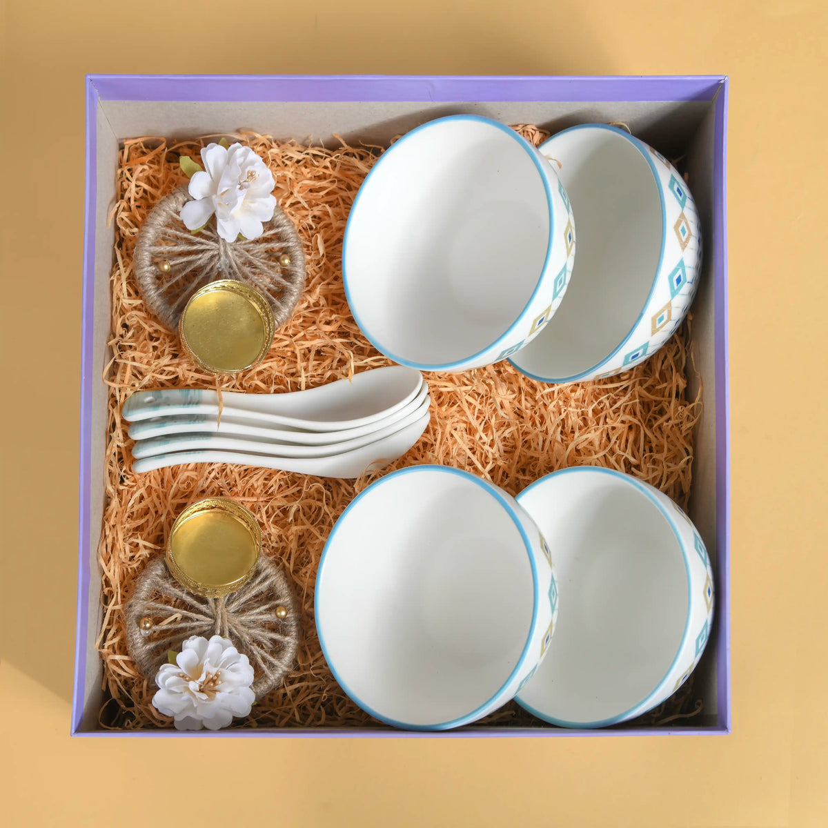 Timeless Tableware & Tealights Gift Set of 11 Nestasia