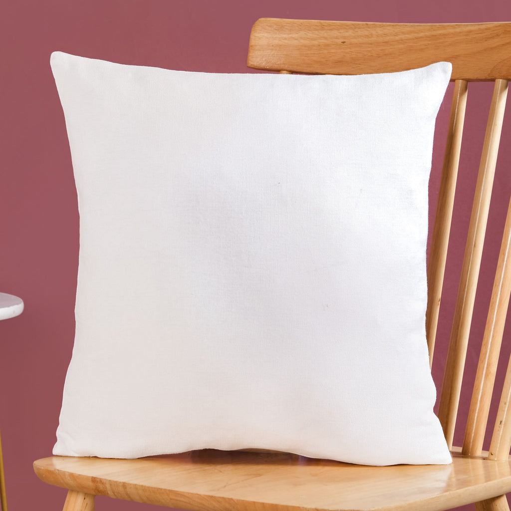 Tale of Two Blooms Embroidered Cushion Cover 40x40cm Nestasia