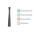Brush Texture Ceramic Tall Thin Vase Nestasia