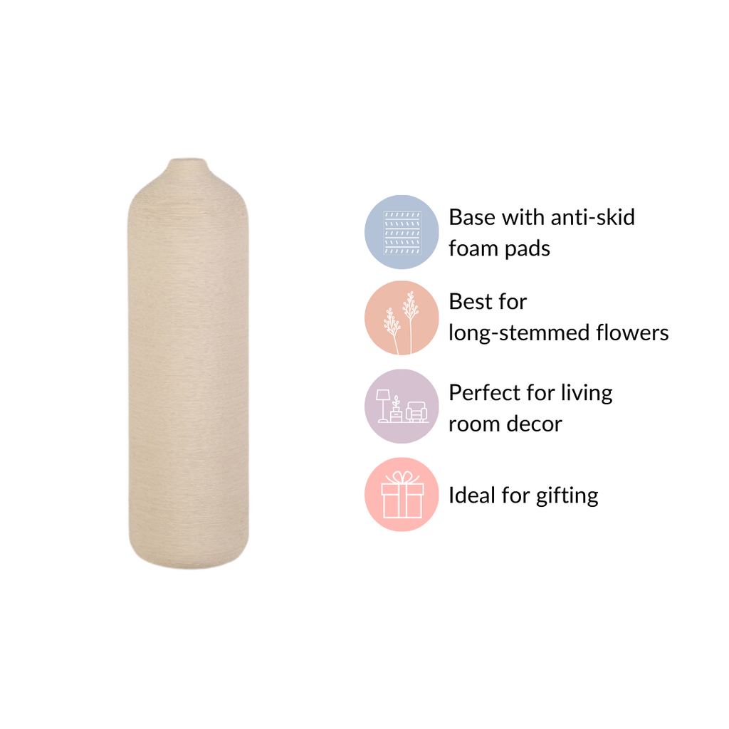 Handcrafted Tall Vase For Room Decor Nestasia