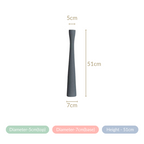 Brush Texture Ceramic Tall Thin Vase Nestasia