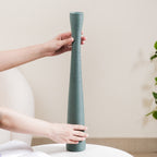 Brush Texture Ceramic Tall Thin Vase Nestasia
