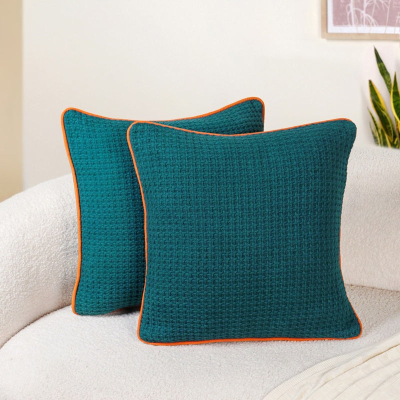 TangTrim Cotton Couch Cushion Cover Set Of 2 Nestasia