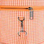 Tangerine Gingham Insulated Lunch Bag Nestasia