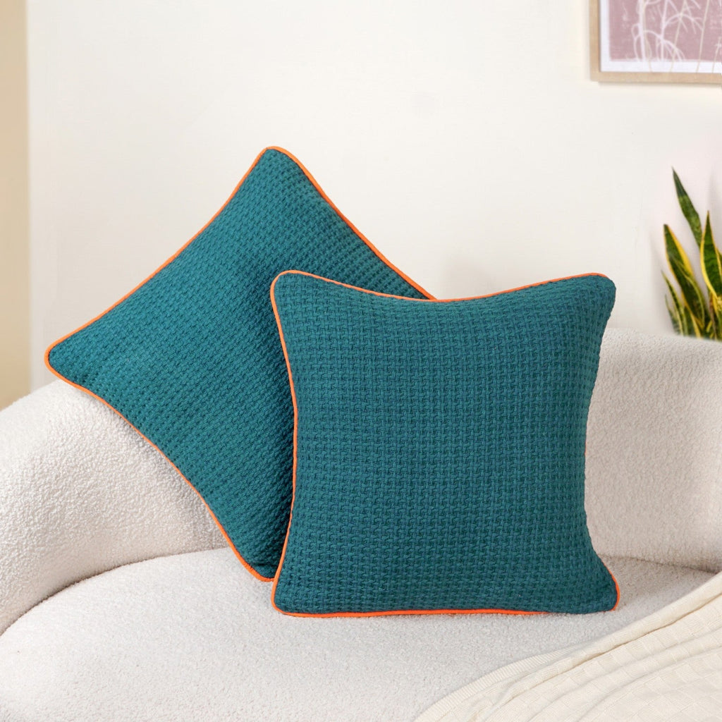 TangTrim Cotton Couch Cushion Cover Set Of 2 Nestasia