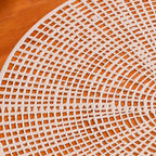 Taupe Webbed Table Mat Set Of 6 Nestasia