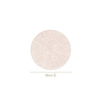 Taupe Webbed Table Mat Set Of 6 Nestasia