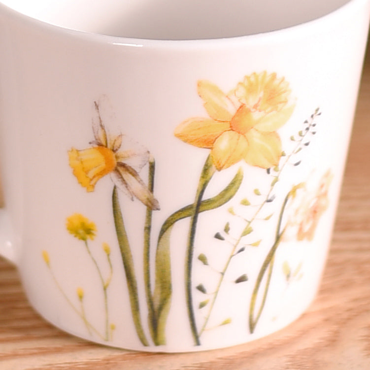Daffodil Delight Tea Cup Set Of 6 150ml Nestasia