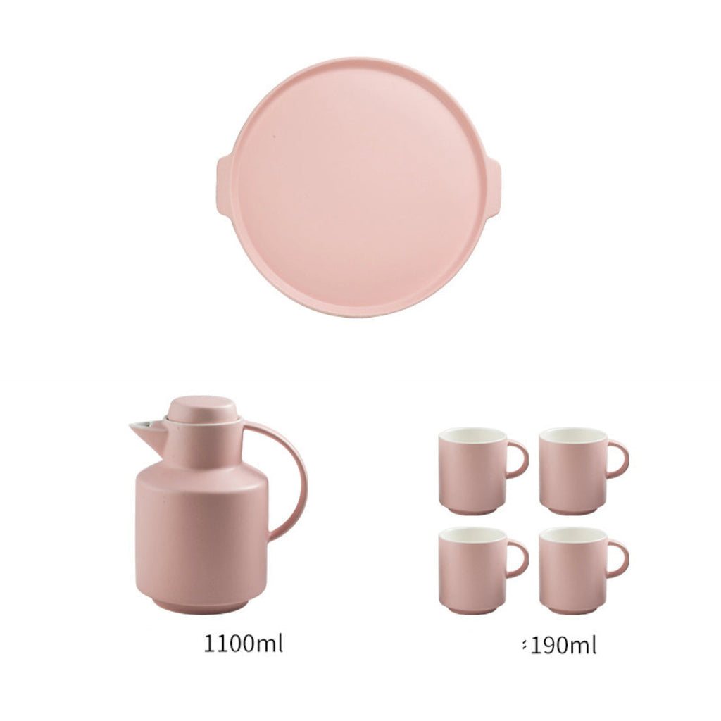 Tea Serving Set Pink Nestasia