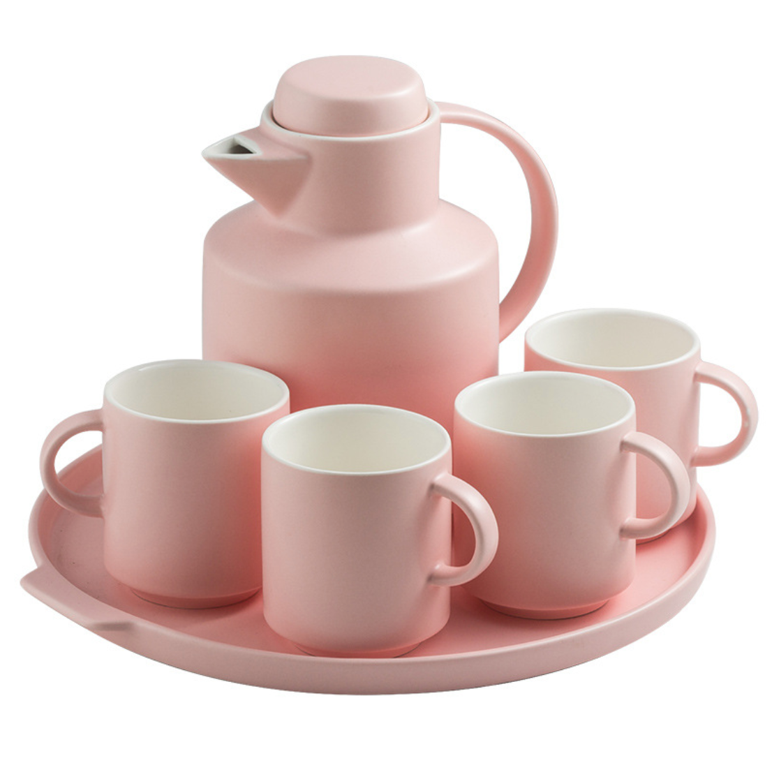 Tea Serving Set Pink Nestasia