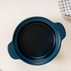 Cera Ceramic Cooking Pot With Lid Teal 2400ml Nestasia