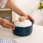Cera Korean Stew Pot With Lid Teal 1150ml Nestasia