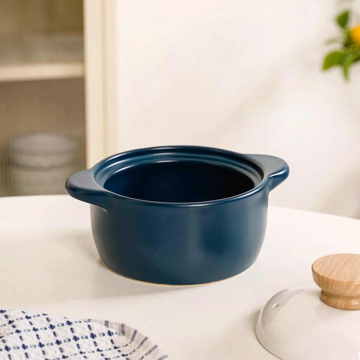 Cera Korean Stew Pot With Lid Teal 1150ml Nestasia
