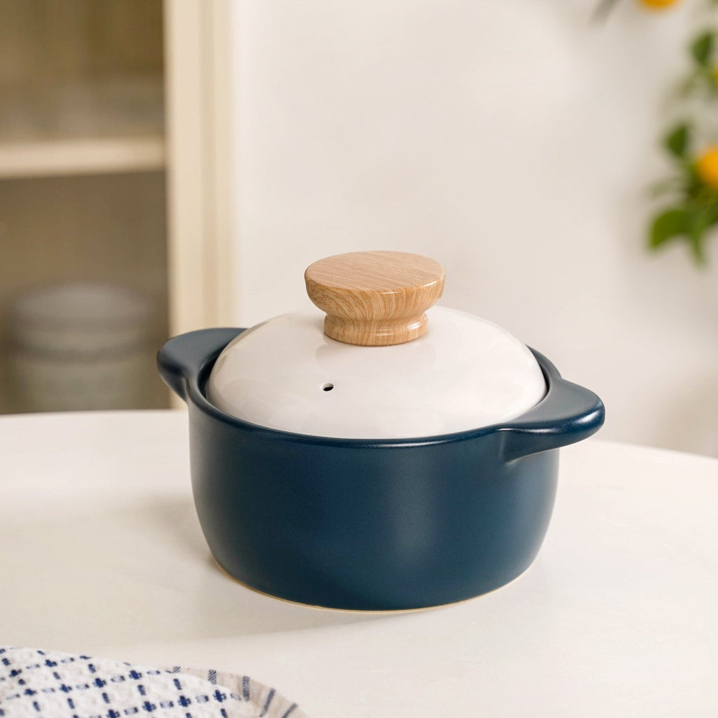 Cera Korean Stew Pot With Lid Teal 1150ml Nestasia