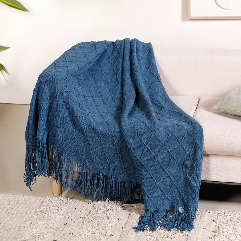 Blue Hue Couch Throw Nestasia