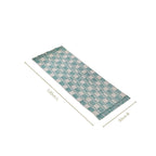 Teal Tide Fringe Cotton Floor Runner 130x50cm Nestasia