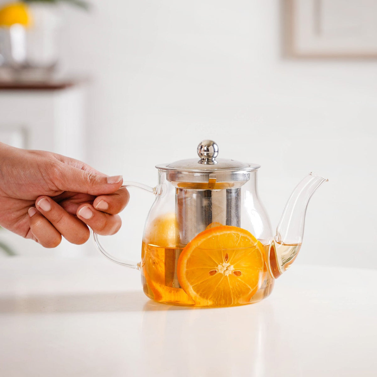Flame Safe Kettle With Infuser 650ml Nestasia