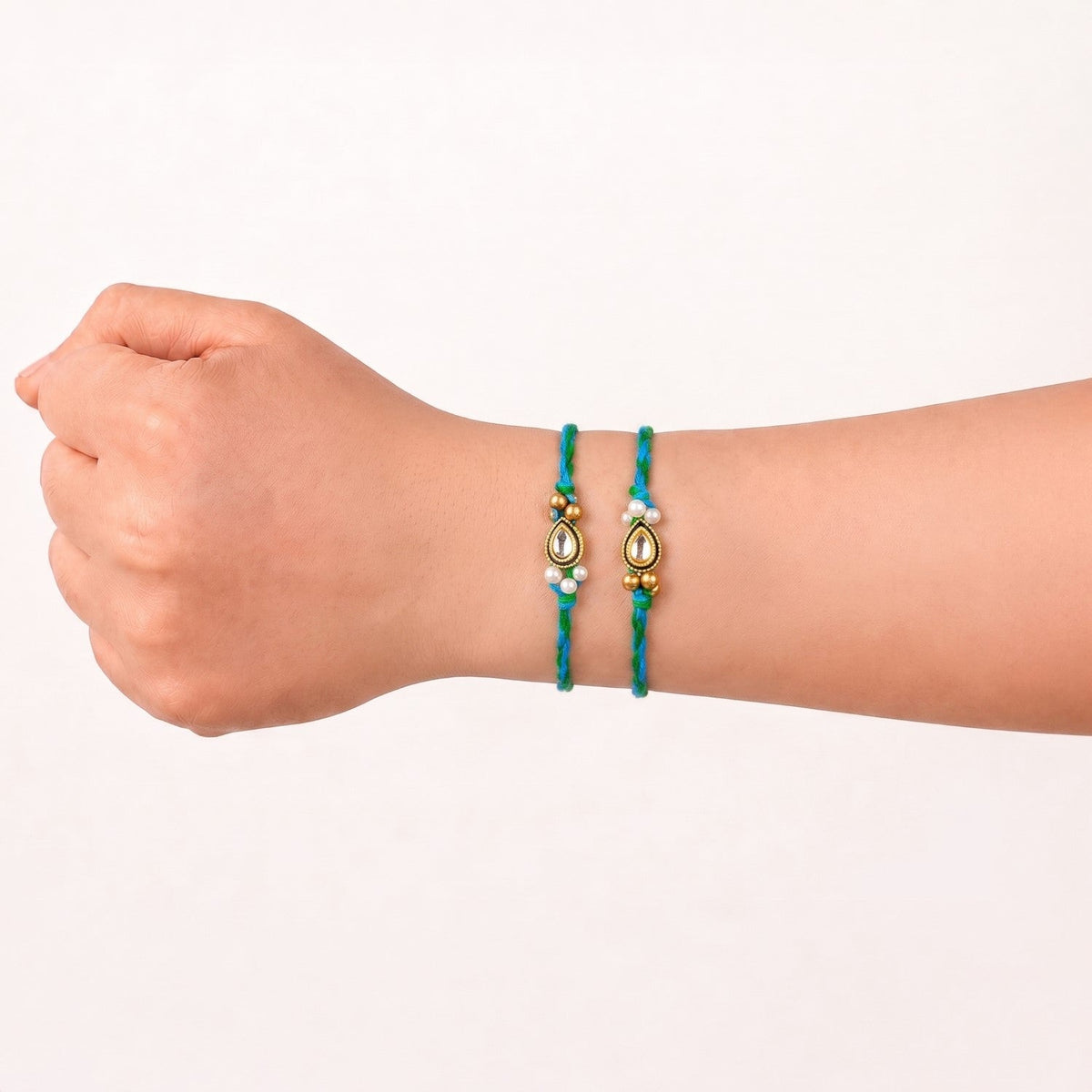 Teardrop Rakhi Gift Set Nestasia
