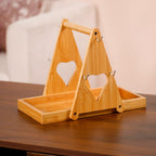 Teardrop Textured Ceramic Tea Set For 6 With Stand Nestasia
