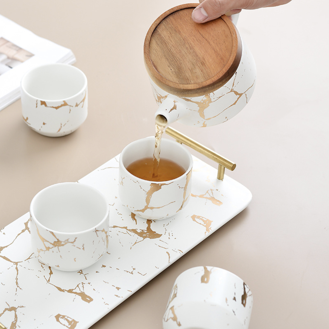 Tea Set With Tray Nestasia