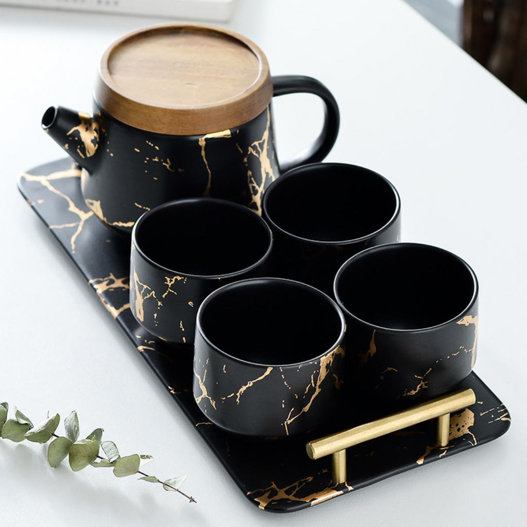 Tea Set With Tray Nestasia