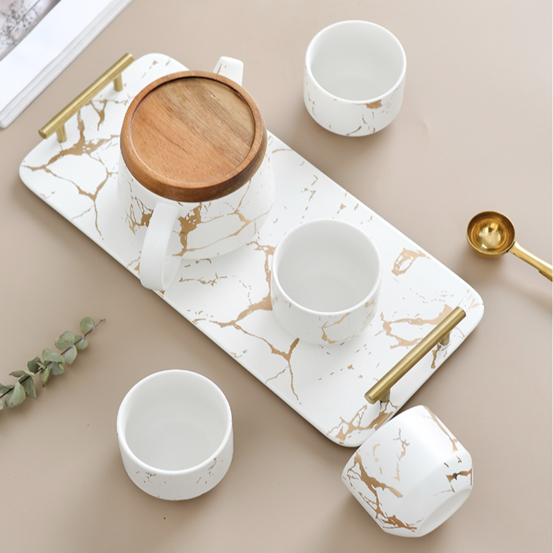 Tea Set With Tray Nestasia