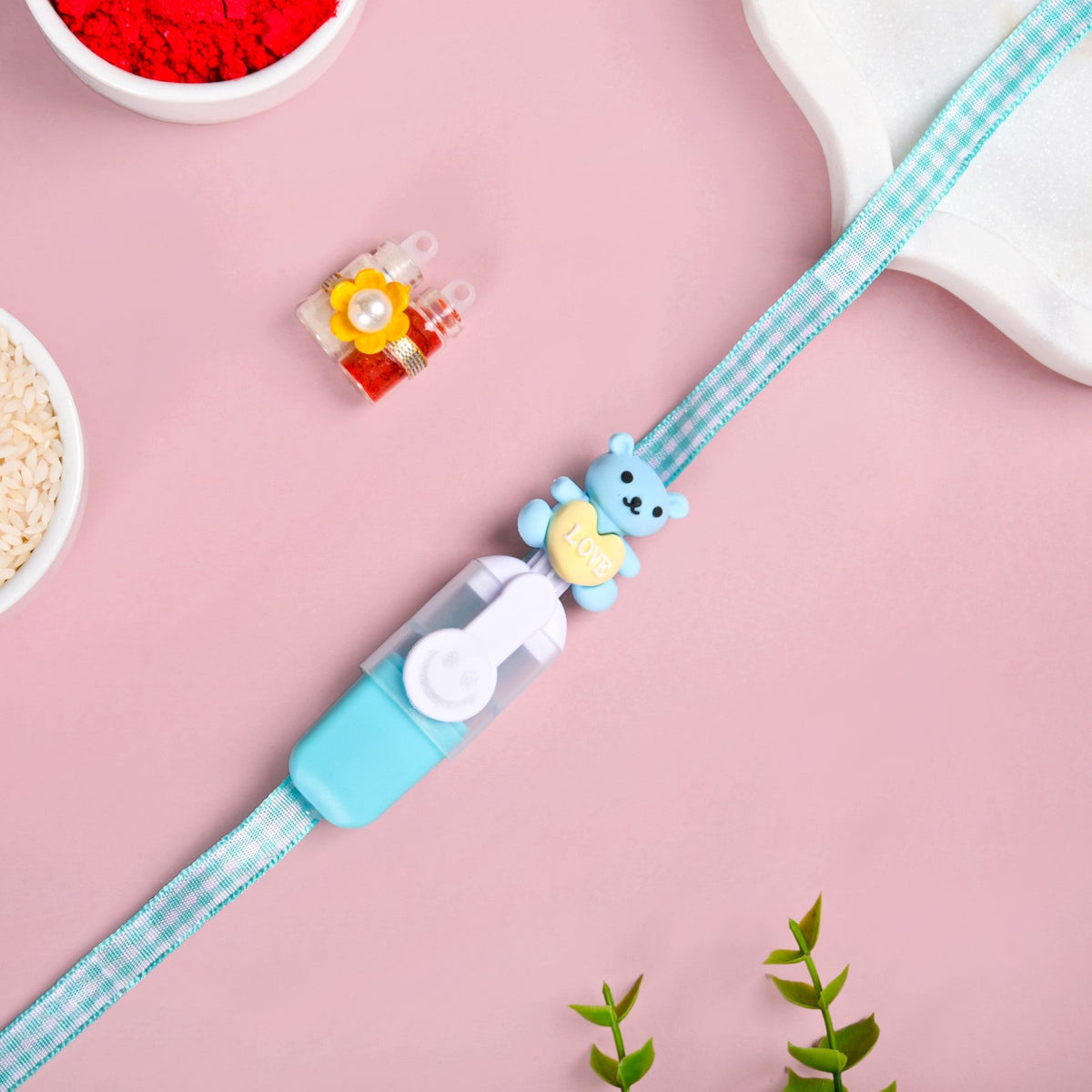 Teddy Love Rakhi Gift Set Nestasia