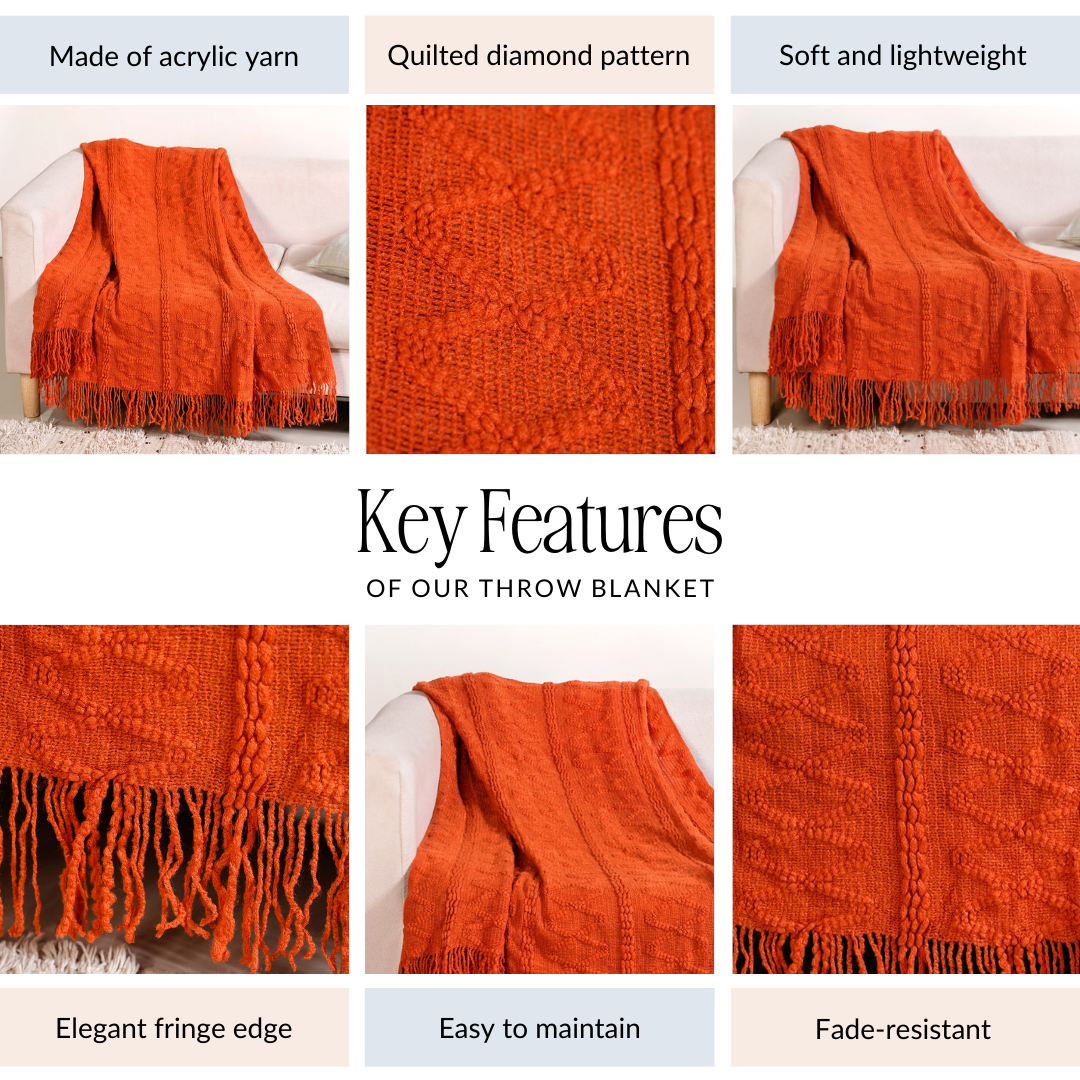 Terra Autumn Couch Throw Nestasia