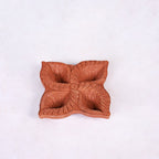 Flower Terracotta Diyas Set Of 48 Nestasia