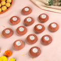 Matki Earthen Clay Diyas Set Of 24 Nestasia