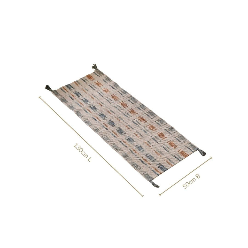 Terracotta Drift Bedside Kitchen Floor Runner 130x50cm Nestasia