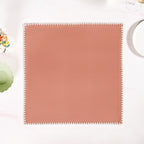 Terracotta Embroidered Edges Table Napkin Set Of 4 Nestasia