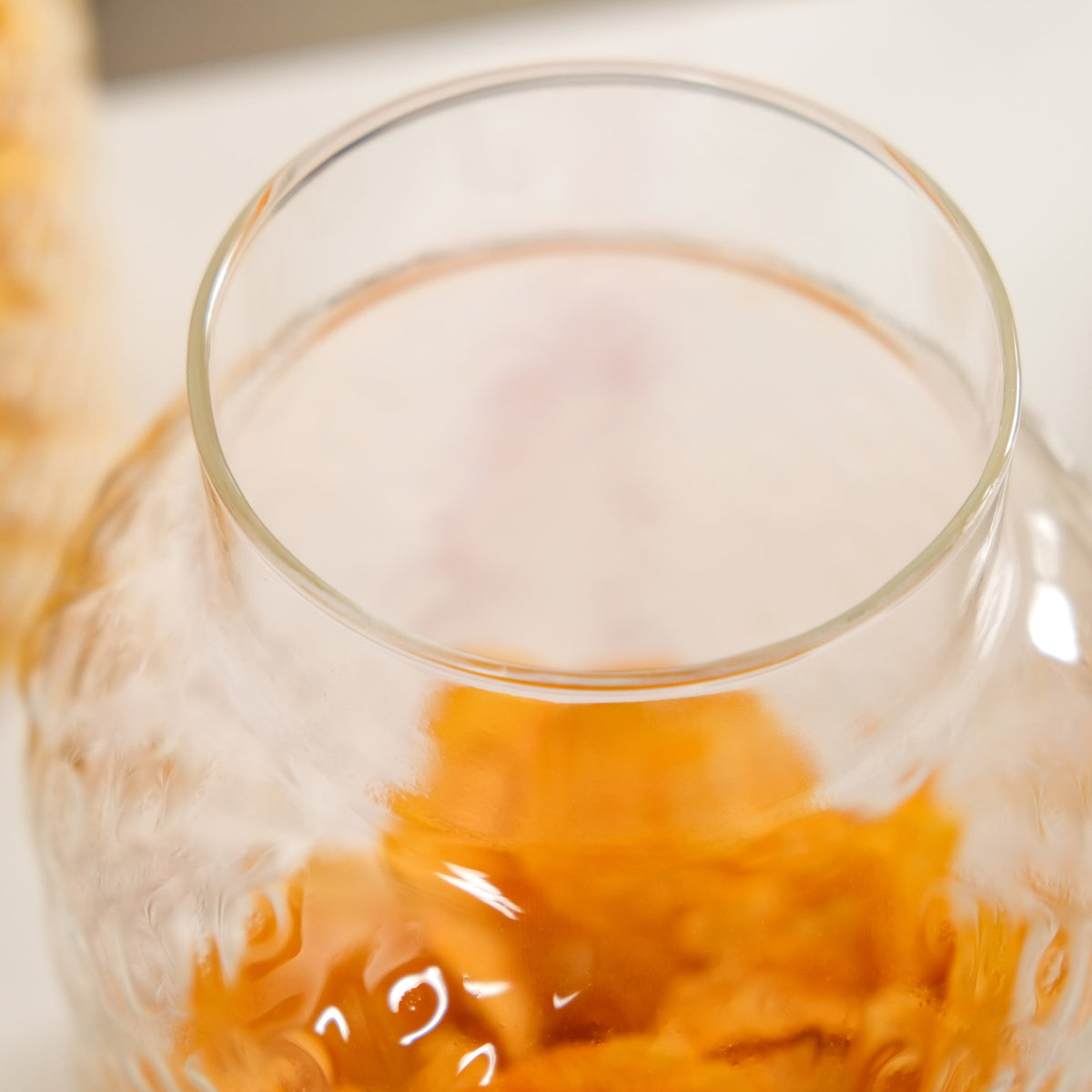Borosilicate Textured Airtight Jar Set Of 2 1900ml Nestasia
