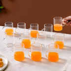 Borosilicate Tea Cup Set of 12 Nestasia