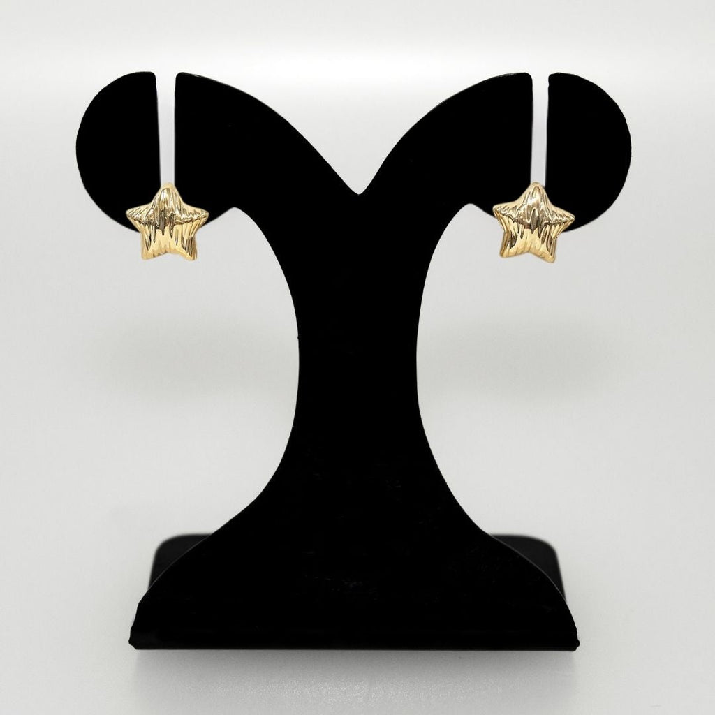 Textured Star Studs Nestasia