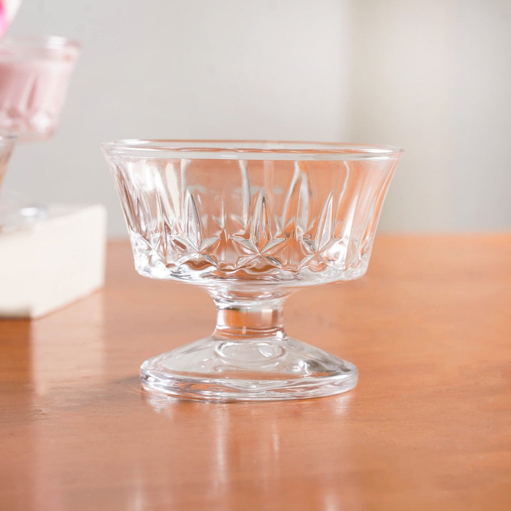 Retro Dessert Glass Set Of 6 120ml Nestasia
