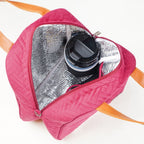 Thermal Insulated Office Lunch Bag Pink Nestasia