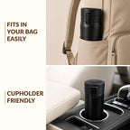 Thermox Insulated Vacuum Travel Flask Black Noir 475ml Nestasia